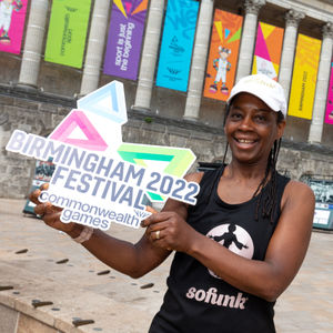 Sharon Brown will be a full part of the Games as a volunteer and through Sofunk. Photo: Shaun Fellows / Shine Pix Ltd