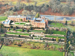 Supporting image for story: Powis Castle revealed in all its glory from the air