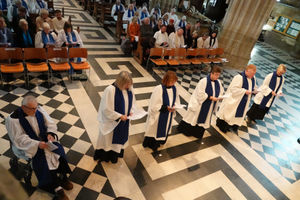 The licensing service at Worcester Cathedral 27th September 2025. 