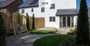 The garden will be landscaped before the new owners move in