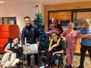 Walsall FC hero Mat Sadler visits Acorns