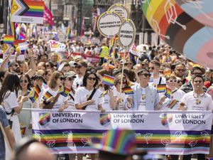 Supporting image for story: Tens of thousands march in Pride parade in central London