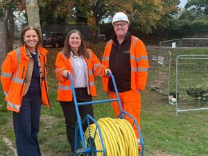 Supporting image for story: MP hails new drainage scheme that will 'drastically reduce' sewage outflows and flooding on 'Pig Trough' footpath