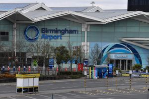 Birmingham International Airport. (Photo by PAUL ELLIS/AFP via Getty Images)