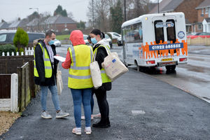 Home testing kits are being handed out to residents in the W2 postcode area