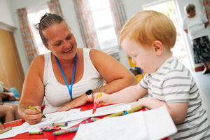 Cecelia Degg with Charlie Hodson