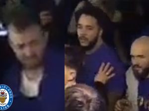 Supporting image for story: Faces of four people police hope to identify after man and woman assaulted in Birmingham bar