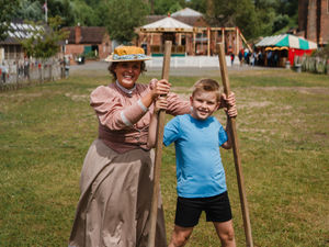 Supporting image for story: A summer of childhood and play, from stilts to retro computer games, at Ironbridge Valley of Invention