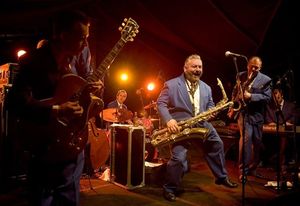 King Pleasure and The Biscuit Boys will headline the Bostin' Black Country Bash on 5 July