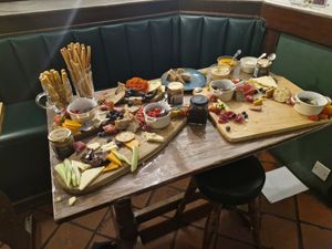 The cheese selection was a vast and tasty one