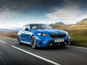 Supporting image for story: First Drive: BMW’s M5 is a performance car with a conscience