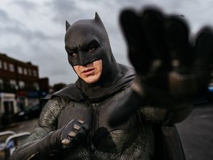 Jay Gough in Batman mode