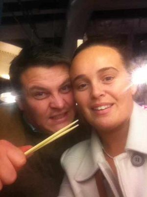 Dean Price, of Bloxwich, with his wife of 11 years Kelly