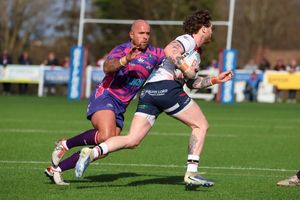 Tyler Dickinson put in another busy shift in defence. Photo: Andy Shaw