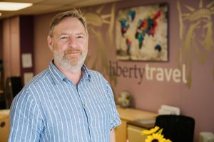 Roger Blake, director of Liberty Travel in Oswestry