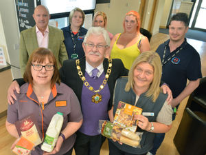 Supporting image for story: Success as Telford fridge for the needy opens