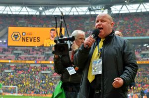 Dicky Dodd at the Wolves V Watford match at Wembley