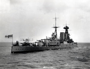 HMS Hood was sunk by the German battleship Bismarck in 1941