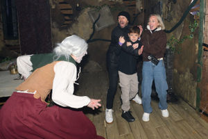 Jorgie Porter at the launch of the Scarefest 2025 at Alton Towers Resort