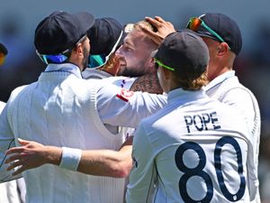 Supporting image for story: England dominate with ball and bat to take commanding lead in Wellington