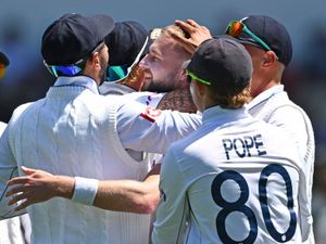 Supporting image for story: England dominate with ball and bat to take commanding lead in Wellington