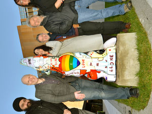 Supporting image for story: Wolves in Wolves statue finds new home at University of Wolverhampton