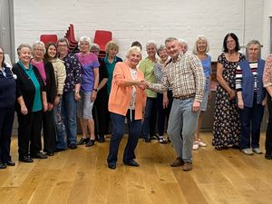 Supporting image for story: Sweet steps! Line dancers raise over £300 with summer cake nights