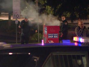 Supporting image for story: Damaged ballots retrieved from burned drop box