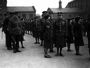 Soldiers at the base in years gone by