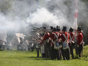 Supporting image for story: Ready, aim, fire for Whittington Castle war re-enactment 
