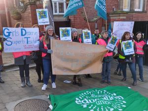 Supporting image for story: Teachers at Shrewsbury private school go on strike in pension row