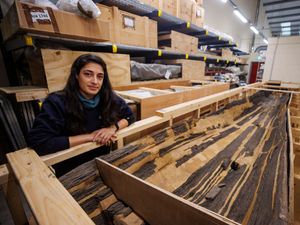 Supporting image for story: Process under way to recatalogue artefacts held in huge archaeology storehouse