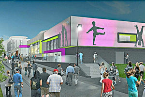 Supporting image for story: Work progressing on Telford ice rink revamp