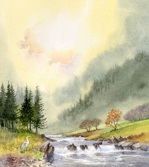 Waiting for Dinner by David Bellamy