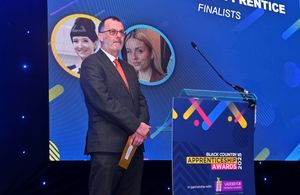 Express & Star editor in chief Mark Drew at the Black Country Apprenticeship Awards 2025