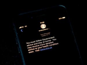 Supporting image for story: NHS to send ‘check-in text’ to those with suspected Covid-19