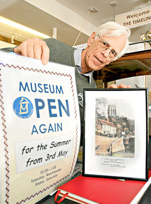Ian Picton-Robinson at Market Drayton Museum in 2011