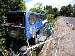 Supporting image for story: Five taken to hospital after bus crashes into river in ‘scene like movie Speed’