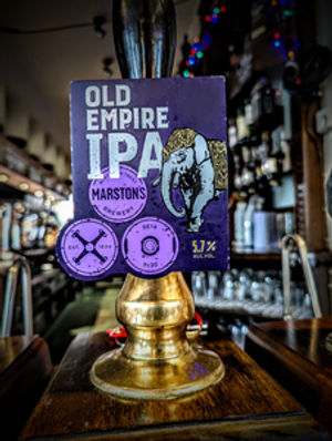 The Old Empire IPA which was brewed at Marston's in the shadow of the Royal Oak pub,