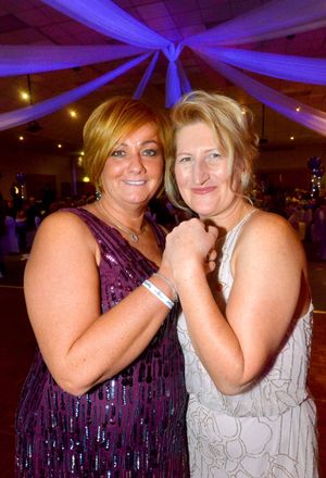 Suzy Evans with Gill Jordan aka Doreen Tipton