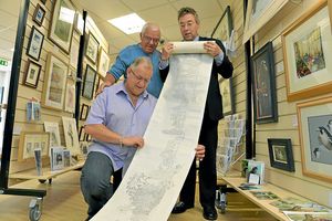 Steve Toulouse and Maurice Ivor Birch with Ian Henery in 2013
