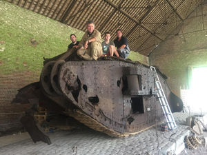 Supporting image for story: Staffordshire University filmmakers sharing story of war tank discovered underneath battlefield