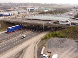 Supporting image for story: More closures at M6 Junction 10 next month as bridge demolition begins