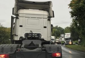 Motorists shared pictures of the incident. 