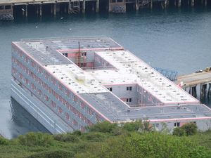 Supporting image for story: Bibby Stockholm changed to ‘ghost town’ as asylum seekers leave ship – resident