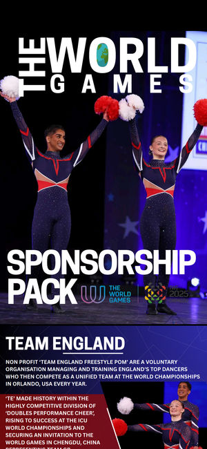 Official sponsorship pack available on request 