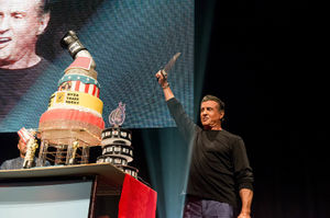 Rocky star Sylvester Stallone and the stunning cake