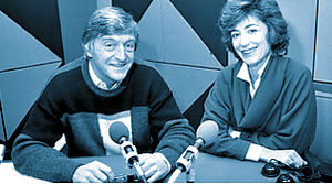 Michael Parkinson with Maureen Lipman