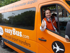 Supporting image for story: Official launch for £2 easyBus service to Manchester Airport from Shropshire