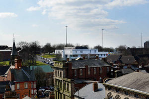 Dudley Magistrates court seen from the wheel